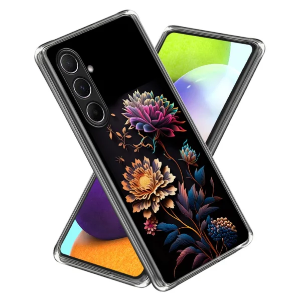 Silicone Case for Samsung Galaxy A56 5G, Flowers 1