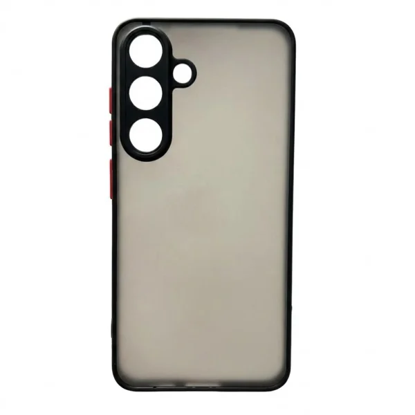 Shockproof case Color Button Bumper for Samsung Galaxy A56 5G, Black 1
