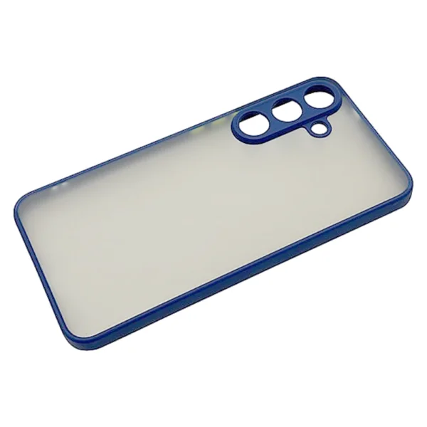Shockproof Case Color Button Bumper for Samsung Galaxy A56 5G, Blue 3