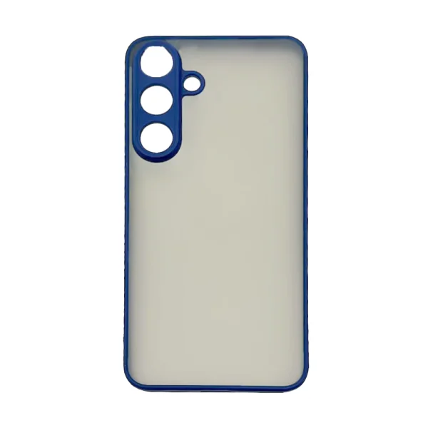 Shockproof Case Color Button Bumper for Samsung Galaxy A56 5G, Blue 1