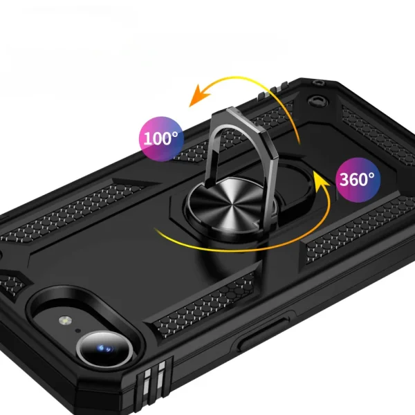 Shockproof case Hybrid Cover for iPhone 16e/17e, Black 3