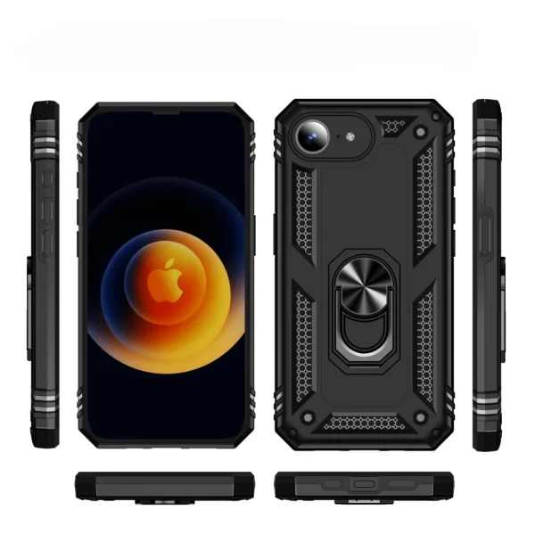 Shockproof case Hybrid Cover for iPhone 16e/17e, Black 2