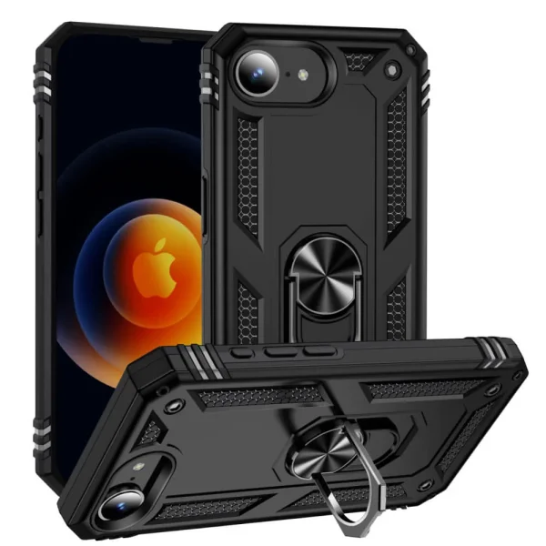 Shockproof case Hybrid Cover for iPhone 16e/17e, Black 1