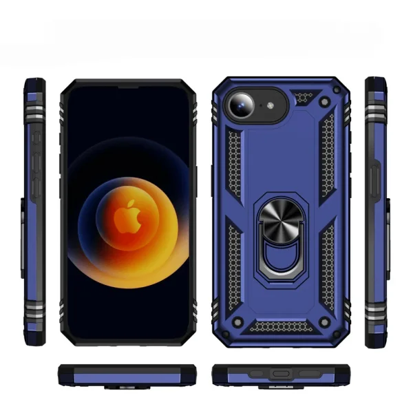 Shockproof case Hybrid Cover for iPhone 16e/17e, Blue 2