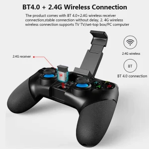 Universal wireless gamepad controller for iOS and Android iPega PG-9156 Batman Bluetooth Gamepad Wireless Controller 5