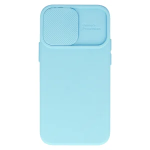 Silicone Case Camshield Soft for iPhone 14 Plus, Light Blue 4