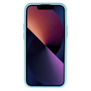 Silicone Case Camshield Soft for iPhone 14 Plus, Light Blue 3