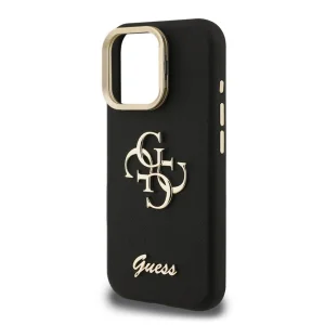 Калъф GUESS за iPhone 16 Pro Max, PU Grained 4G Logo Stand Camera Frame, GUHCP16XPCS4GSK 3