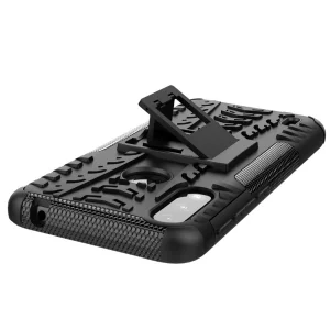 Shockproof case with stand Hybrid Pattern for Motorola Moto E7 Power/Moto E7i Power, Black 5