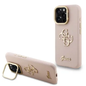 Калъф GUESS за iPhone 16 Pro Max, PU Grained 4G Logo Stand Camera Frame, GUHCP16XPCS4GSP 3