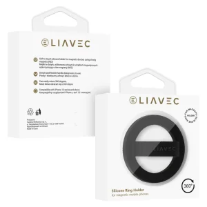 Държач за телефон Liavec Ring MagSF, Черен 3