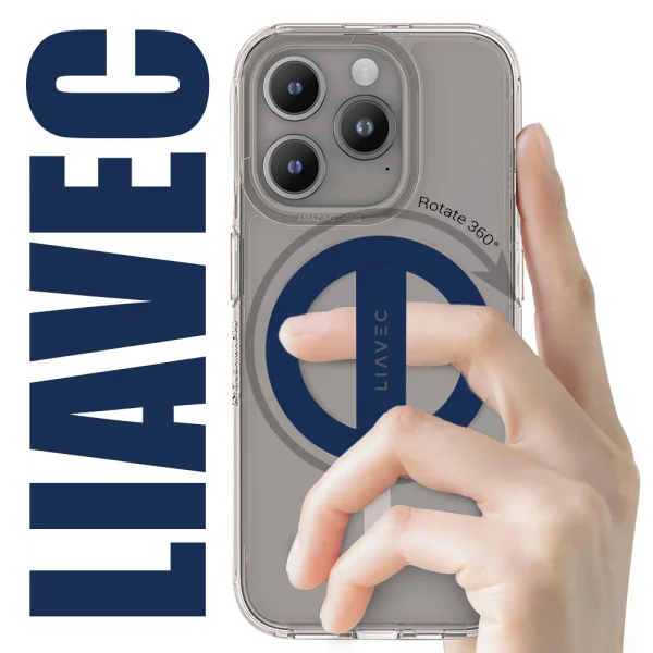 Phone Holder Liavec Ring MagSF, Blue 2