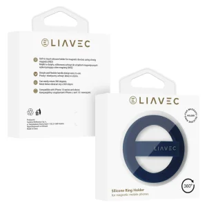 Phone Holder Liavec Ring MagSF, Blue 3