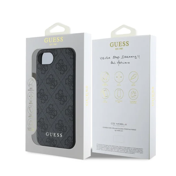 Калъф Guess за iPhone 16e/17e, 4G Charm Case, GUHCPSE4GF4GCK 4