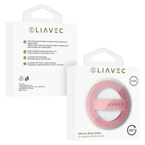 Phone Holder Liavec Ring MagSF, Pink 3
