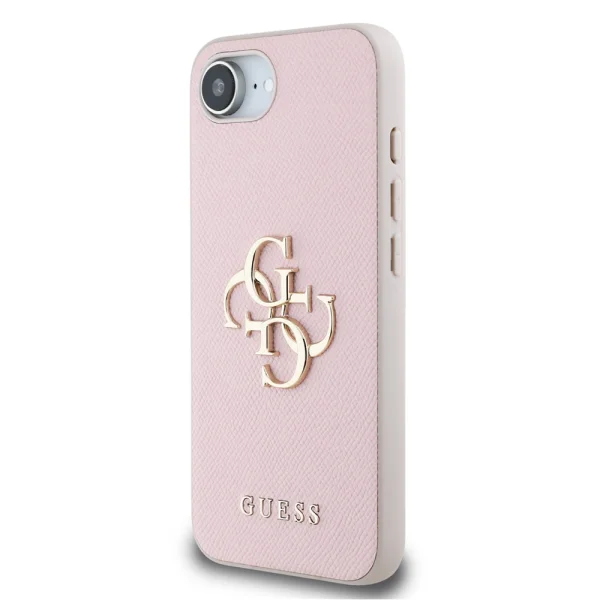 Калъф GUESS за iPhone 16e/17e, PU Grained 4G Metal Logo, GUHCPSE4PGT4MBP 3