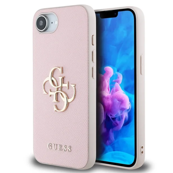 Калъф GUESS за iPhone 16e/17e, PU Grained 4G Metal Logo, GUHCPSE4PGT4MBP 2