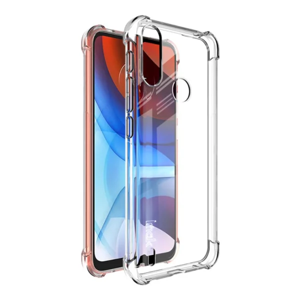 Drop-resistant silicone case for Motorola Moto E7 Power/Moto E7i Power, Transparent 1