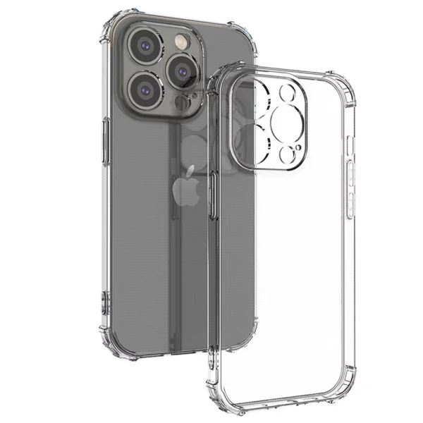 Силиконов калъф Anti Shock за iPhone 15 Pro Max, 1.5mm, Прозрачен 1