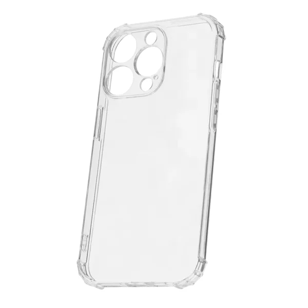 Силиконов калъф Anti Shock за iPhone 15 Pro Max, 1.5mm, Прозрачен 2