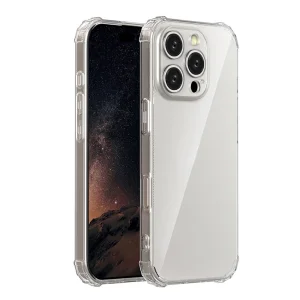 Силиконов калъф Anti Shock за iPhone 15 Pro Max, 1.5mm, Прозрачен 3