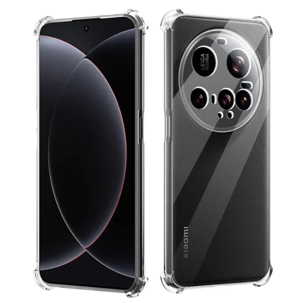 Силиконов калъф Anti Shock за Xiaomi Redmi 15 Ultra, 1.5mm, Прозрачен 2