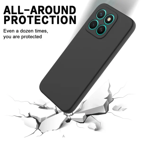 Силиконов калъф Silicone Lite за Honor X8c, Черен 3