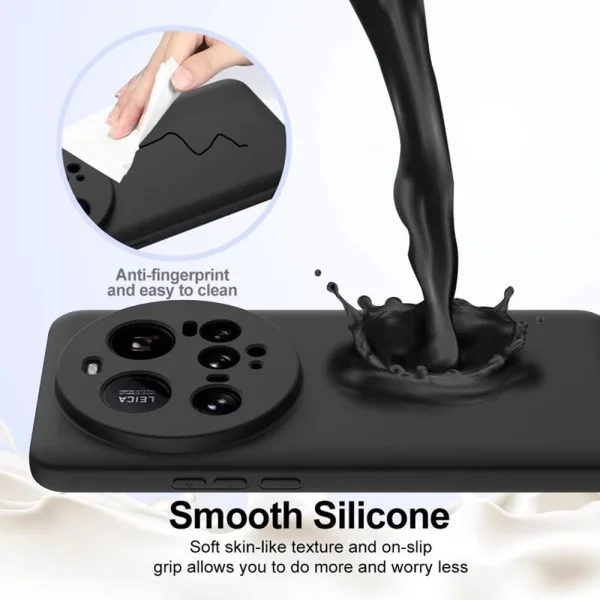 Silicone Case Silicone Lite for Xiaomi 15 Ultra, Black 2