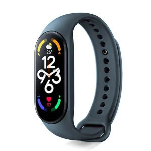 Силиконова каишка за Xiaomi Mi Band 7, Син