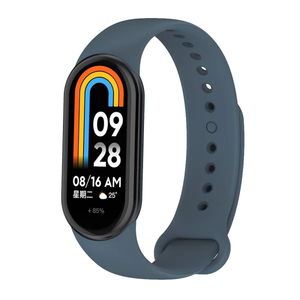 Silicone Strap for Xiaomi Mi Band 8, Blue 1
