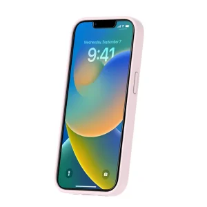 Удароустойчив калъф MagSF Slim Silicone за iPhone 16e/17e, Светло розов 3