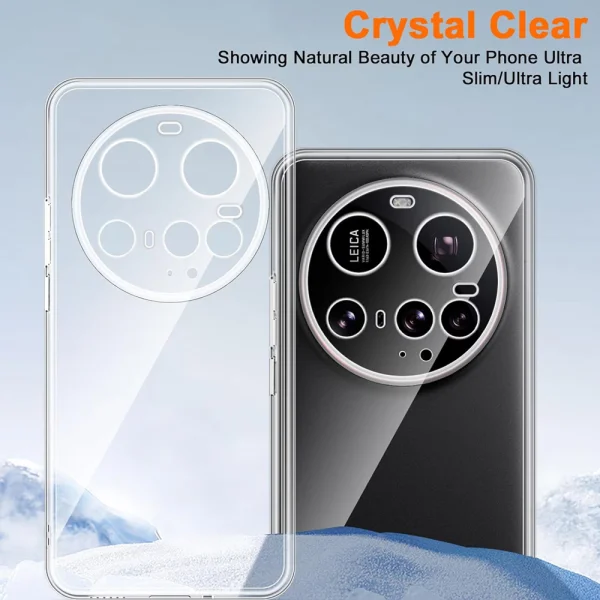 Silicone Case for Xiaomi 15 Ultra, 2mm, Transparent 4