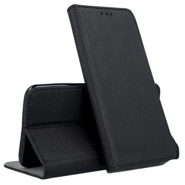 Smart Book Wallet Case for Huawei Honor X8c, Black 1