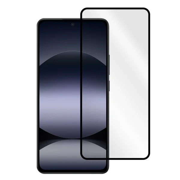 Стъклен протектор Veason 6D Pro Full Glue за Xiaomi Redmi Note 14 4G/14 5G, Черен 1