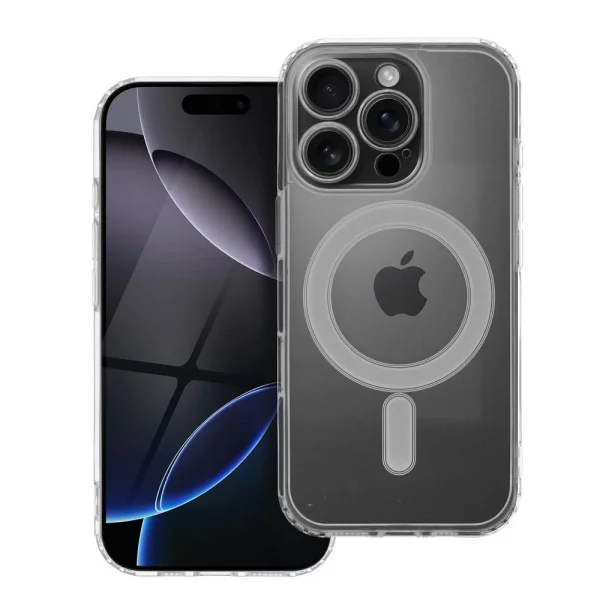 Удароустойчив калъф Mag Cover MagSF за iPhone 16 Pro, Прозрачен 1