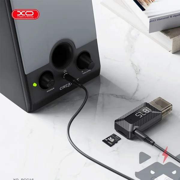 Трансмитер FM XO BCC16 USB Bluetooth MP3, Черен 4