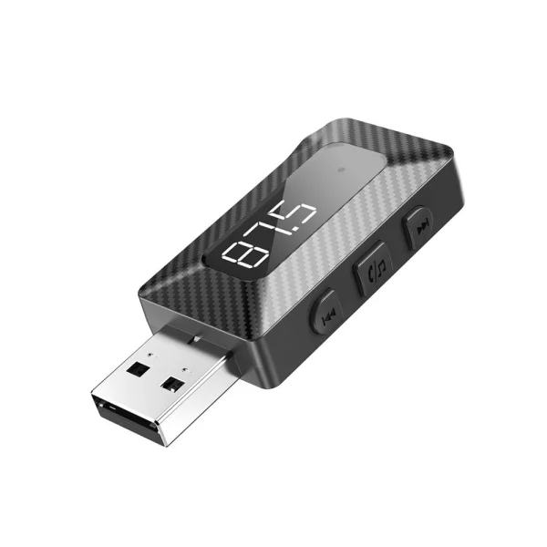 Трансмитер FM XO BCC16 USB Bluetooth MP3, Черен 2