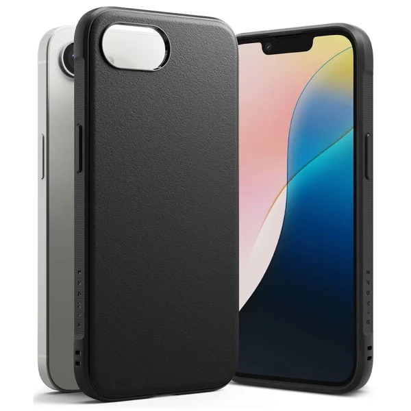 Силиконов калъф Ringke Onyx за iPhone 16e/17e, Черен 1