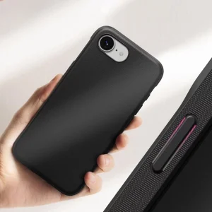 Силиконов калъф Ringke Onyx за iPhone 16e/17e, Черен 3