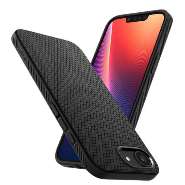 Shockproof Case Spigen Liquid Air for iPhone 16e/17e, Black 2