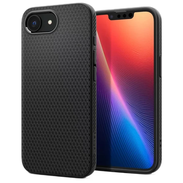 Shockproof Case Spigen Liquid Air for iPhone 16e/17e, Black 1