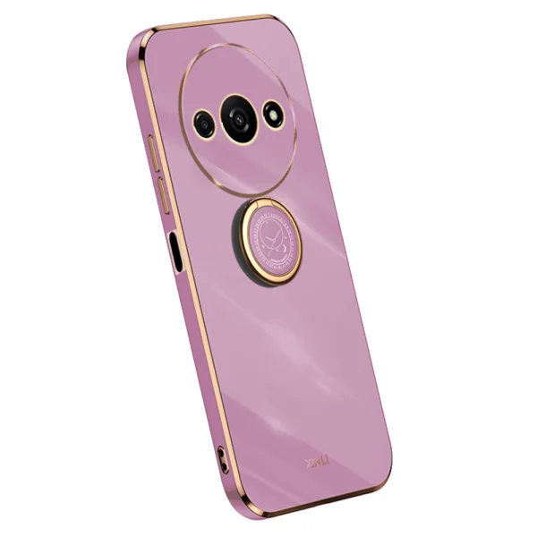Xinli Kickstand Silicone Case for Xiaomi Redmi A3, Purple 1