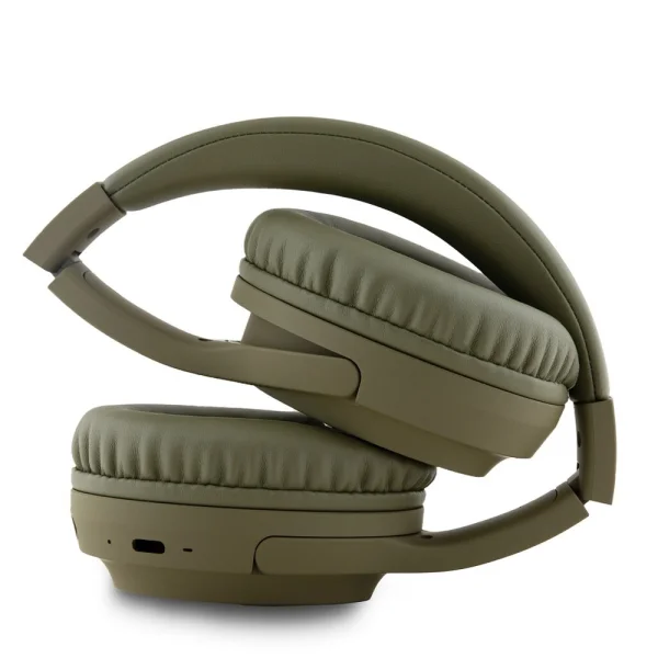 DKNY PU Leather Arch Logo Wireless Headphone Wireless Headphones, Green 2