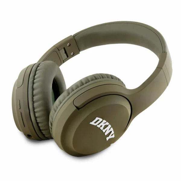 DKNY PU Leather Arch Logo Wireless Headphone Wireless Headphones, Green 3