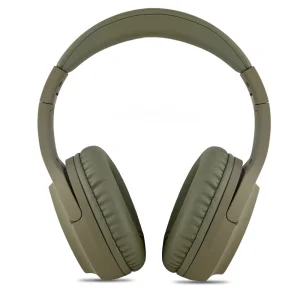 DKNY PU Leather Arch Logo Wireless Headphone Wireless Headphones, Green 4