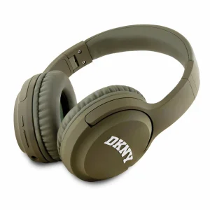 DKNY PU Leather Arch Logo Wireless Headphone Wireless Headphones, Green 3