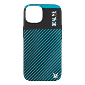 Пластмасов калъф OBAL-ME за iPhone 14, Черен-син