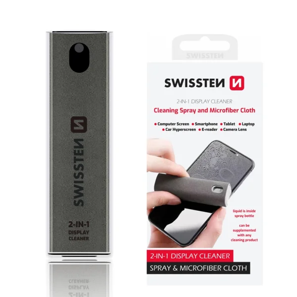 Комплект за почистване на дисплей Swissten universal 2-in-1 1