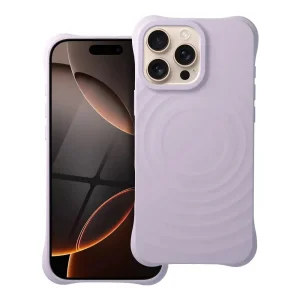 Силиконов калъф Zephyr Mag Cover за iPhone 16 Pro Max, Лилав