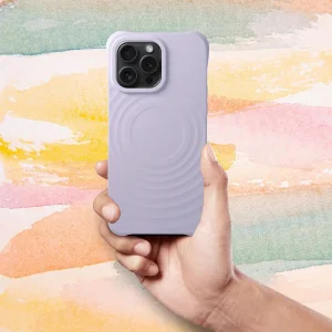 Силиконов калъф Zephyr Mag Cover за iPhone 16 Pro Max, Лилав 3
